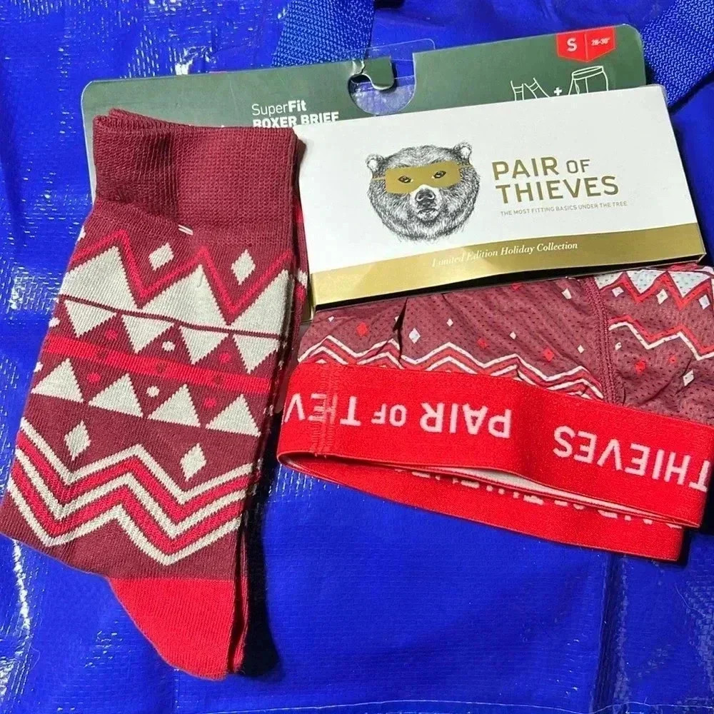 Pair of Thieves Socks and‎ Boxers Gift Set Small